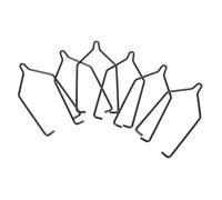 Lurrose 6 Pcs Light Metal Fixing Clips Light Clamps Multi-purpose Easy to Use Metal Reptile Lamp Accessories for Reptile and Plant Habitats