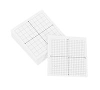 Lurrose 6 Pcs Mini Graphing Grid Sticky Message Pads with Precise Layout for Office School Use Portable Compact Graph Paper Notepad for Writing and Replacement