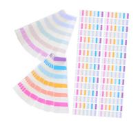 Lurrose 600pcs Colorful Sticky Index Tabs for Books with Adhesive Writable Page Flags for Organizing Multiuse Markers for Textbooks Files and Planners Paper Material Vibrant Colors