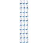 Lurrose 60pcs Blue Evil Eye Pendants Handmade Glass Bead Accessories for Necklace Keychain Crafting Protective Charms for DIY Jewelry and Decorative Use