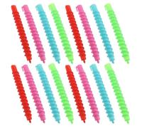 Lurrose 60pcs Lightweight Plastic Hair Perm Rod Spiral Curling Rod for Long and Short Hair Versatile Perm Curling Suitable for Professional Hairdressing Styling Random Color