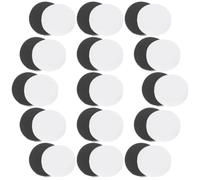 Lurrose 60pcs round Chess Pieces Board Chess Replacements in Black and White Plastic, Simple Design and Easy to Use Game Accessories for Teaching and Board Games