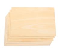 Lurrose 6pcs 30x20cm Unfinished Basswood Boards 2mm Thin Rectangular Wood Sheets for DIY Crafts Painting Engraving Cutting and Woodburning Art Projects and Adults