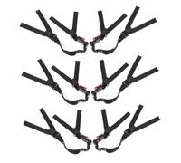Lurrose 6pcs Adjustable Safety Helmet Chin Straps with UV Resistant Finish Durable Hard Hat Replacement for Construction Cycling and Outdoor Work Comfortable Fit with Sturdy Non Slip