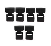 Lurrose 6pcs Anti-escape Lock Buckles for Reptile and Turtle Glass Terrariums Smooth Surface Feeding Tank Locks for Amphibious Breeding Vivarium Easy Install and Remove