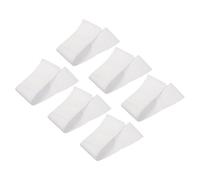 Lurrose 6pcs Captain Identifier Armband Football Arm Band White Nylon Elastic Adjustable Snug Fit for Sports Enthusiasts Team Sports and Clubs Managing Different Age Groups