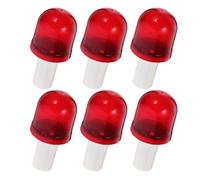 Lurrose 6pcs Car Emergency Warning Light Portable PP Hazard Signaling Lamp