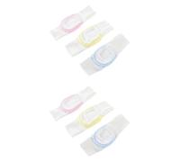 Lurrose 6pcs Cotton Boy Girl Diaper Tape Adjustable Fasteners for Reusable Diaper Strips Safe Fixing Belt for Changing