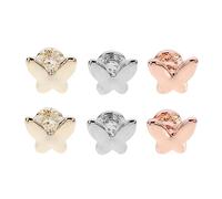 Lurrose 6pcs Decorative Watchband Charms Gold Silver Rose Accessories for Smartwatch Bands for Personalization and Style