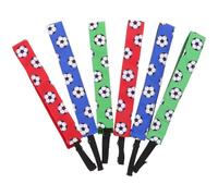 Lurrose 6pcs Elastic Headband Workout Hair Band Cloth Sweat-absorbing No Slip Headbands for Running Football Unisex Sports