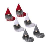 Lurrose 6pcs Gnome Wine Bottle Decoration Holiday Table Decorations Winter Holiday Wine Bottle Covers Covers for Decorative Goblet Christmas