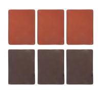 Lurrose 6pcs Handcrafted Ceramic Turtle Tank Ceramic Block with Smooth Edges, Natural Habitat Decor for Semi-aquatic Terrarium and Aquatic Tank, Sturdy Red Clay Brick for Turtle Terrarium