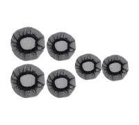 Lurrose 6pcs Invisible Hair Nets for Women High Elasticity Breathable Hair Mesh Nets with Large Medium Small Black Sizes Suitable for Dance Sleep and Everyday Use