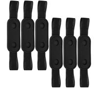 Lurrose 6pcs Leather Pen Sleeve with Elastic Band, Single Fountain Pen Holder Pouch for Notebook, Journal Pencil Protective Case Suitable for Writing and Drawing Tools Storage