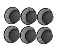 Lurrose 6pcs Mesh Paper Clip Holder Desk Organizer Tray Stackable Paperclip Basket Office Supplies for Desk Stationery Storage Box