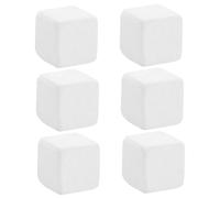 Lurrose 6pcs Natural Calcium Mineral Cubes for Reptile Tanks Turtle Tortoise Calcium Trace Element Source for Healthy Growth Multi-use Dissolvable Blocks for Terrarium Accessories