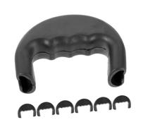 Lurrose 6pcs Pet Dog Leash Handles with Rubber Grip, Pulling Rope Strap for Walking and Training, 11x8cm Pet Traction Rope Handles for Outdoor Use