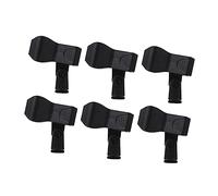 Lurrose 6pcs Plastic Microphone Clips Mic Stand Clip Mic Holder Clamp for Boom Arm for Singing