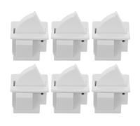 Lurrose 6pcs Refrigerator Door Light Switch - Universal 2 Feet Normally Closed Momentary Fridge Light Switch - Press Freezer Fridge Door Push Button Replacement