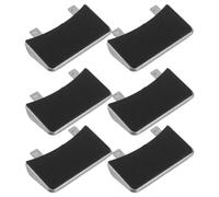 Lurrose 6pcs Replacement Pedal for Trash Can - Plastic Step Pedal for 20lL-30L Garbage Bin - Wastebasket Accessory - Fits Kitchen Bathroom & Office - Easy to Attach