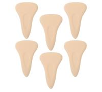 Lurrose 6pcs Seamless Silicone Bikini Coverage Pad for Women, Modesty Underwear Crotch Protector Insert, Keeps You Dry and Prevents Shifting, for Vacation and Travel