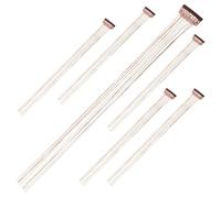Lurrose 6pcs Sparkling Hair Tinsel Extensions for Women, Stylish and Durable Synthetic and Metal Hair Accessories, Convenient to Use and Can be Cut, for Christmas and Halloween