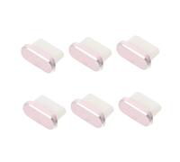 Lurrose 6Pcs Type C Dust Plugs Protective Caps for Mobile Phone Charging Port Lightweight and Easy to Use Prevent Dust and Debris Compatible with Various Devices Rose Gold
