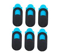 Lurrose 6Pcs Webcam Cover Slider Peep Privacy Protection for Smartphones Laptops and Tablets Durable Plastic Webcam Cover for Enhanced Security Black