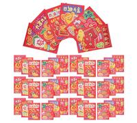 Lurrose 72pcs Red Envelopes for 2026 Year of The Horse - Thick 6pcs per Pack, Traditional Chinese Lucky Money Hongbao for Lunar New Year Cash Packets, Spring Festival Red Packets for