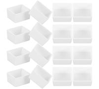 Lurrose 75pcs Mini Empty Watercolor Half Paint Pans 2ml DIY Paint Pan Set for Artists, Portable Palette for Travel and Painting Supplies