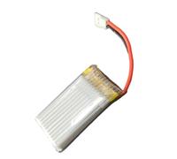 Lurrose 7v 400mah Lipo Rechargeable Battery for Rc Quadcopter Drone, Lightweight 1-cell Lithium Polymer Battery Compatible with Remote Control Aircraft, 5pcs Random Color