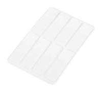 Lurrose 8 Books Book Tabs Page Markers 34x12mm White BOPP Semitransparent Adhesive Easy to Write on Index Stickers for Office and Classroom
