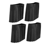 Lurrose 8 Pcs Non Slip Rubber Ladder Feet Covers Skid Durable Ladder Pads with Thickened Design for Household Folding Accessories to Protect Floors and Reduce Noise