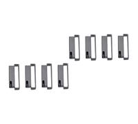 Lurrose 8 pcs Stainless Steel Watch Band Adapter Connector for Smart Watch Metal One Piece Replacement Accessory Compatible with Straps Durable Easy Install
