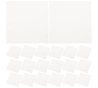 Lurrose 80 Sheets Laboratory Qualitative Filter Paper - 3.94x3.94" Square White Filtration Paper for Chemistry Experiments and Science Analysis Testing