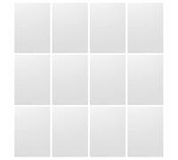 Lurrose 80pcs Document Clear Plastic Folder Copy Safe Project Pocket Letter Size A4 Paper Sleeves Folders Transparent for Office Home School 0.4mm