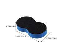 Lurrose 80pcs Mini Peanut Shaped Whiteboard Erasers Eva and Felt Dry Erase Blackboard Eraser for School Office Home Game Room Compact Portable Cleaning Supplies