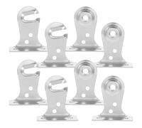 Lurrose 8pair Metal Roller Shade Brackets Heavy Duty Support for Window Blinds Versatile Mounting Hardware with Screws for Living Office Roller Shutter Mount Bracket