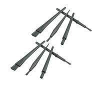 Lurrose 8pcs Anti Static Brush Set with Round Handles for Electronics Cleaning, Esd Safe Rework Tool Kit for Camera and Photo Accessories, Black, Suitable for Static Removal in Repair and Maintenance