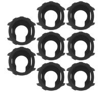 Lurrose 8PCS Black Silicone Watch Protective Case for Forerunner 158, Soft Bumper Cover with Full Screen Protector, Shock-Resistant Watch Face Cover for Outdoor Sports