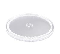 Lurrose 8pcs Braided Bag Acrylic Round Boards with Smooth Edges Delicate Shape Design Stylish Handmade Bag Accessories for Making Crochet