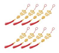 Lurrose 8pcs Chinese Year Horse Pendant Decorations for Indoor Outdoor Use Lightweight Hanging Ornaments with Lucky Tree and Abacus Housewarming Symbolizing Prosperity and
