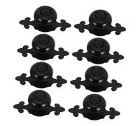 Lurrose 8pcs Furniture Pull Knobs Wardrobe Knob Drawer Pull Vintage Dresser Handles Chest Handles Drawer Decorative Dresser Furniture Hardware Black