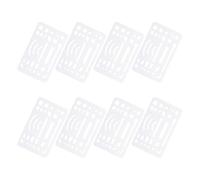 Lurrose 8Pcs Geometric Drawing Templates with Eraser Shield for Architecture and Mechanical Engineering Drafting, Office and School Design Stencils and Measuring Formwork