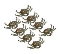 Lurrose 8pcs King Crab Foil Balloons Realistic Animal-shaped Party Decor for Crab Theme Birthday Event Reusable Aluminum Film Balloons Easy Inflate Eye-catching Decoration