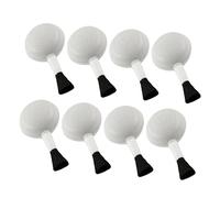 Lurrose 8pcs Lens Cleaning Brush Air Blower Set 2 in 1 Brush and Air Compressed Equipment White Abs for Photography and Computer Accessories Cleaning