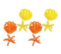 Lurrose 8pcs Mermaid Seashell Hair Clips Shell Design for Boys and Girls Girls Hair Accessories for Parties Birthdays and Everyday Wear