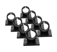 Lurrose 8pcs Microphone Clamp Holder Desk Mount Clip Mic Holder Clip for Wireless Mic Secure Attachment Easy to Use