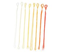 Lurrose 8pcs Natural Silk Embroidery Thread Soft Flexible Silk Floss for Hand Sewing Cross Stitch Sewing Machine Use Vibrant for DIY Craft Needlework and Home Decor Projects