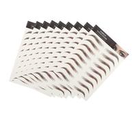 Lurrose 9 Sheets 6D Hair-Like Eyebrow Tattoo Stickers, Waterproof Authentic Brow Transfers, Temporary Fake Eyebrows for Women & Men